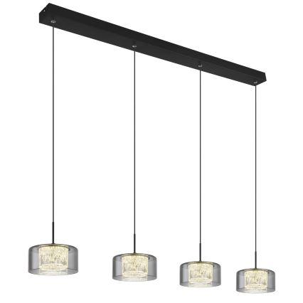 Globo - LED Luster na sajli 4xLED/8W/230V