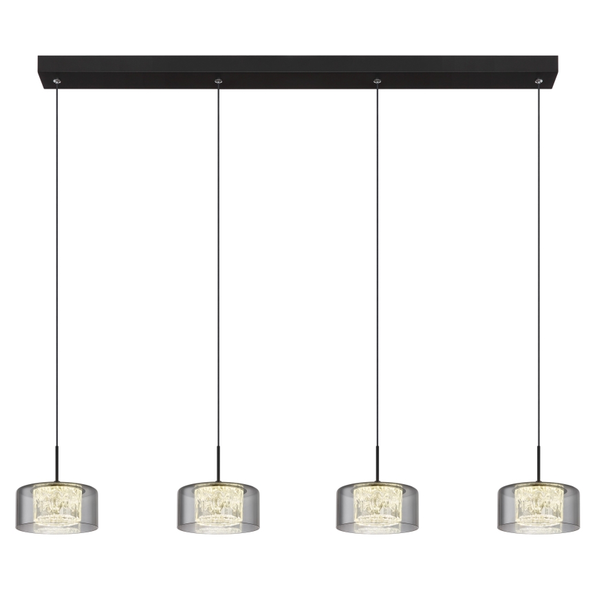 Globo - LED Luster na sajli 4xLED/8W/230V