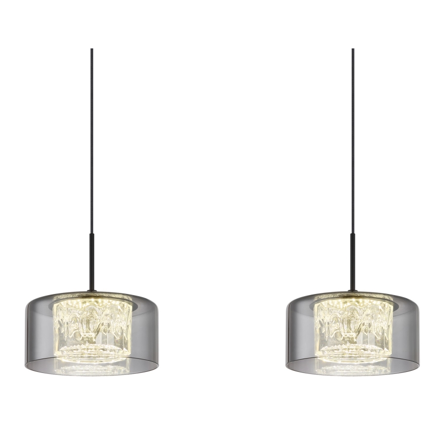 Globo - LED Luster na sajli 4xLED/8W/230V