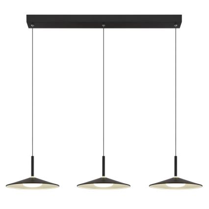 Globo - LED luster na lanku LED/24W/230V 4000K crna