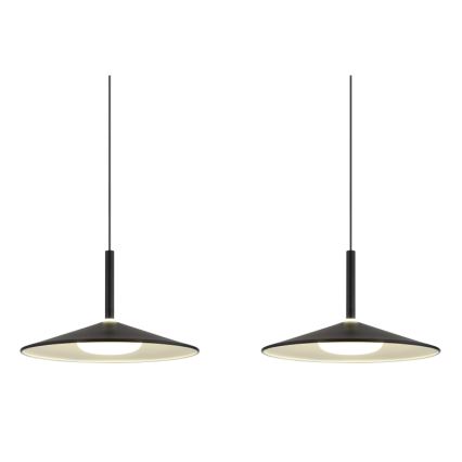 Globo - LED luster na lanku LED/24W/230V 4000K crna