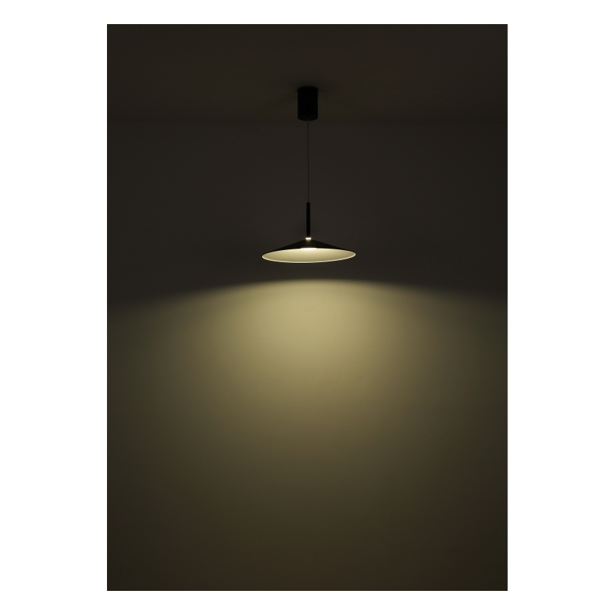 Globo - LED luster na sajli LED/18W/230V 4000K crna