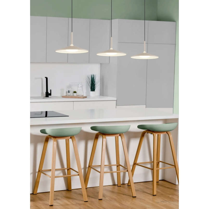 Globo - LED luster na sajli LED/24W/230V 4000K krem