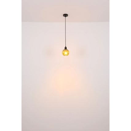 Globo - Luster na sajli 1xE27/25W/230V pr. 15 cm bakar