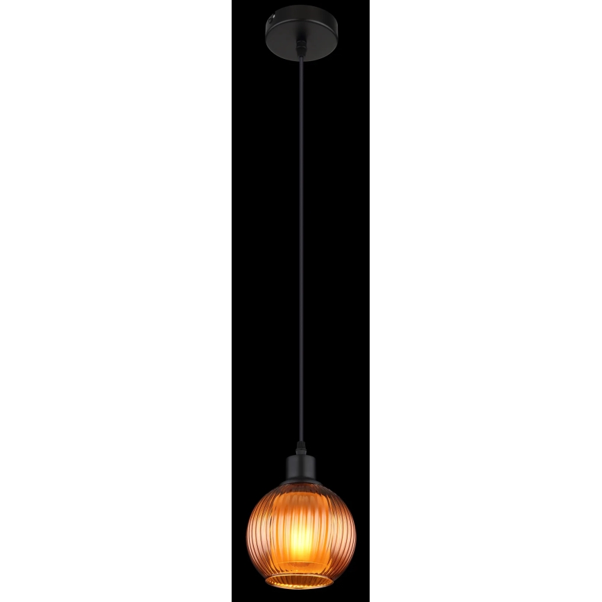 Globo - Luster na sajli 1xE27/25W/230V pr. 15 cm bakar