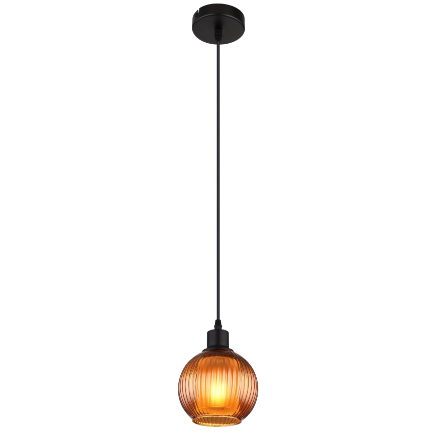 Globo - Luster na sajli 1xE27/25W/230V pr. 15 cm bakar