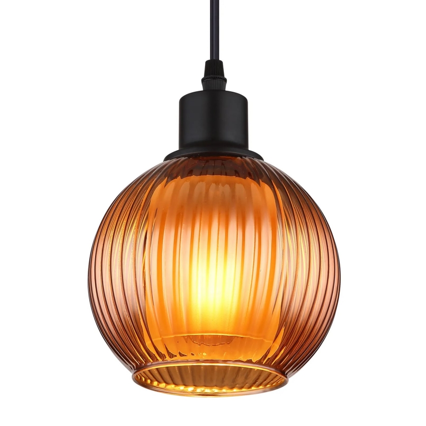Globo - Luster na sajli 1xE27/25W/230V pr. 15 cm bakar