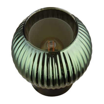 Globo - Stolna lampa 1xE27/25W/230V pr. 15 cm zelena
