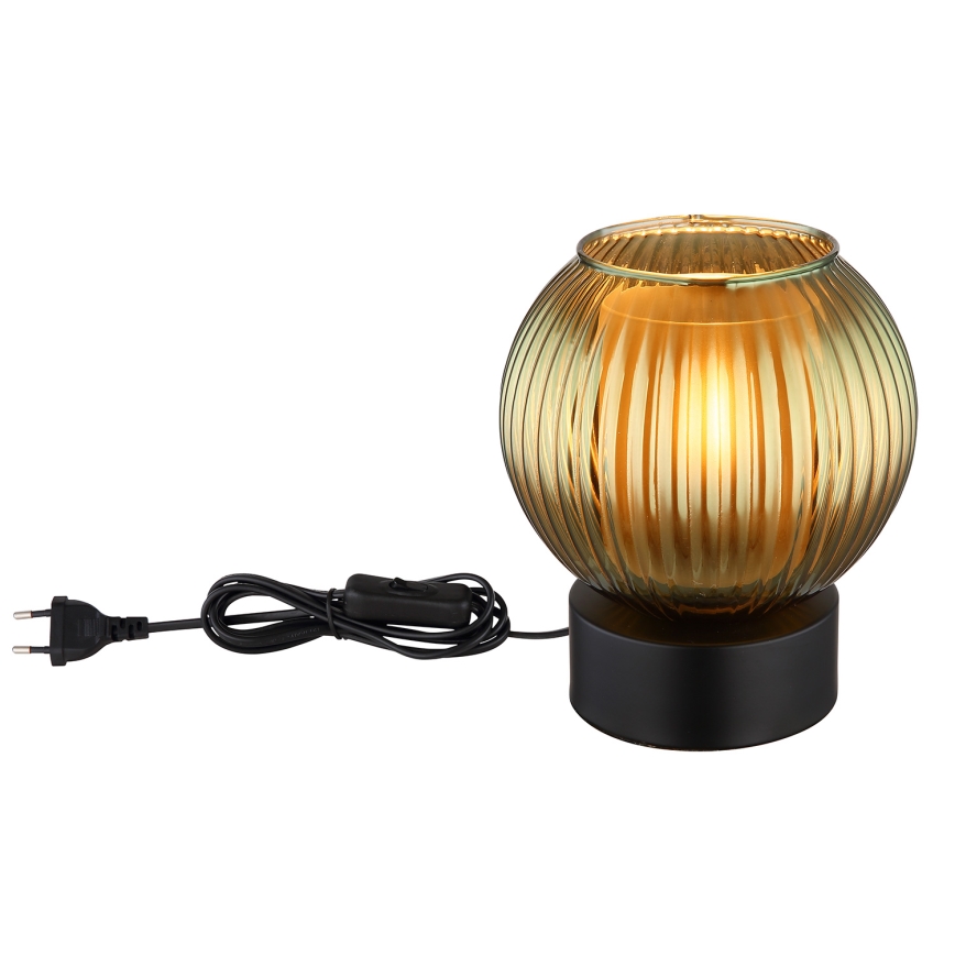 Globo - Stolna lampa 1xE27/25W/230V pr. 15 cm zelena