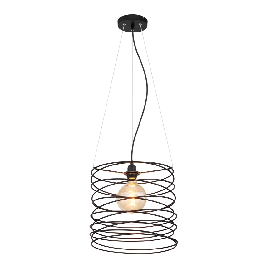 Globo 15640H - Luster na kabelu TILLY 1xE27/60W/230V crna