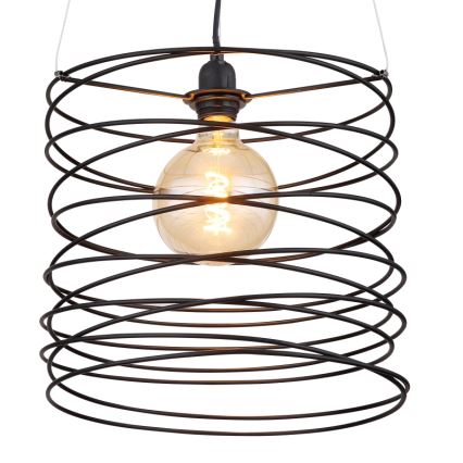 Globo 15640H - Luster na kabelu TILLY 1xE27/60W/230V crna