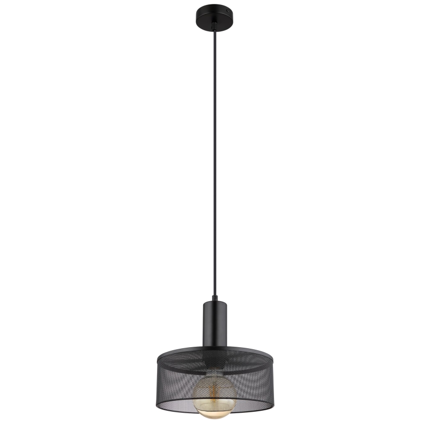 Globo - Luster na sajli 1xE27/60W/230V crna