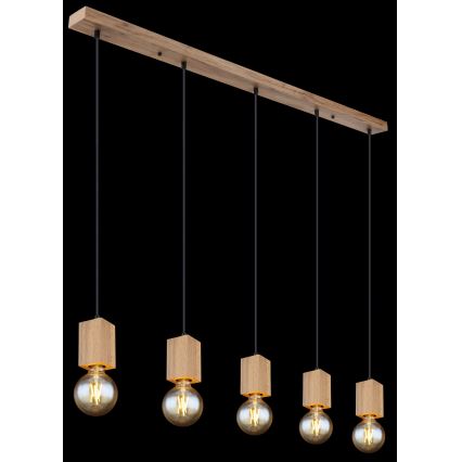 Globo 15655-5H - Luster na sajli ERNA 5xE27/60W/230V