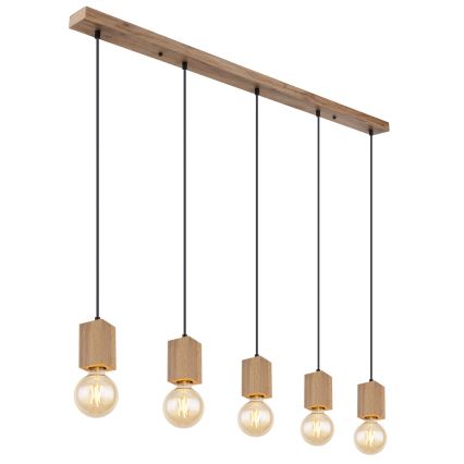 Globo 15655-5H - Luster na sajli ERNA 5xE27/60W/230V