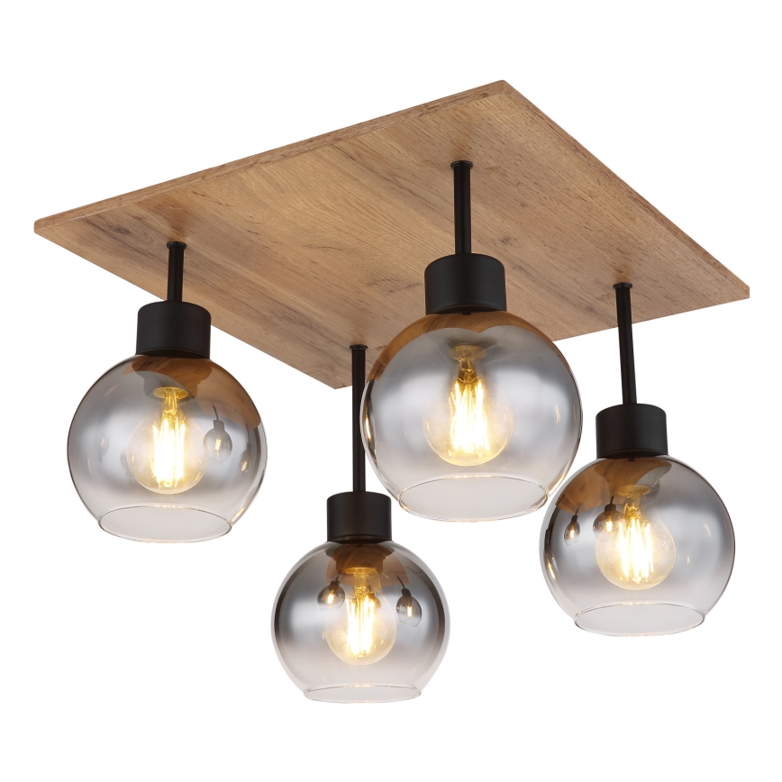 Globo - Stropni luster za montažu uz strop 4xE27/40W/230V