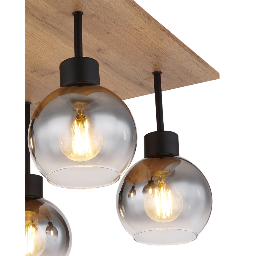Globo - Stropni luster za montažu uz strop 4xE27/40W/230V