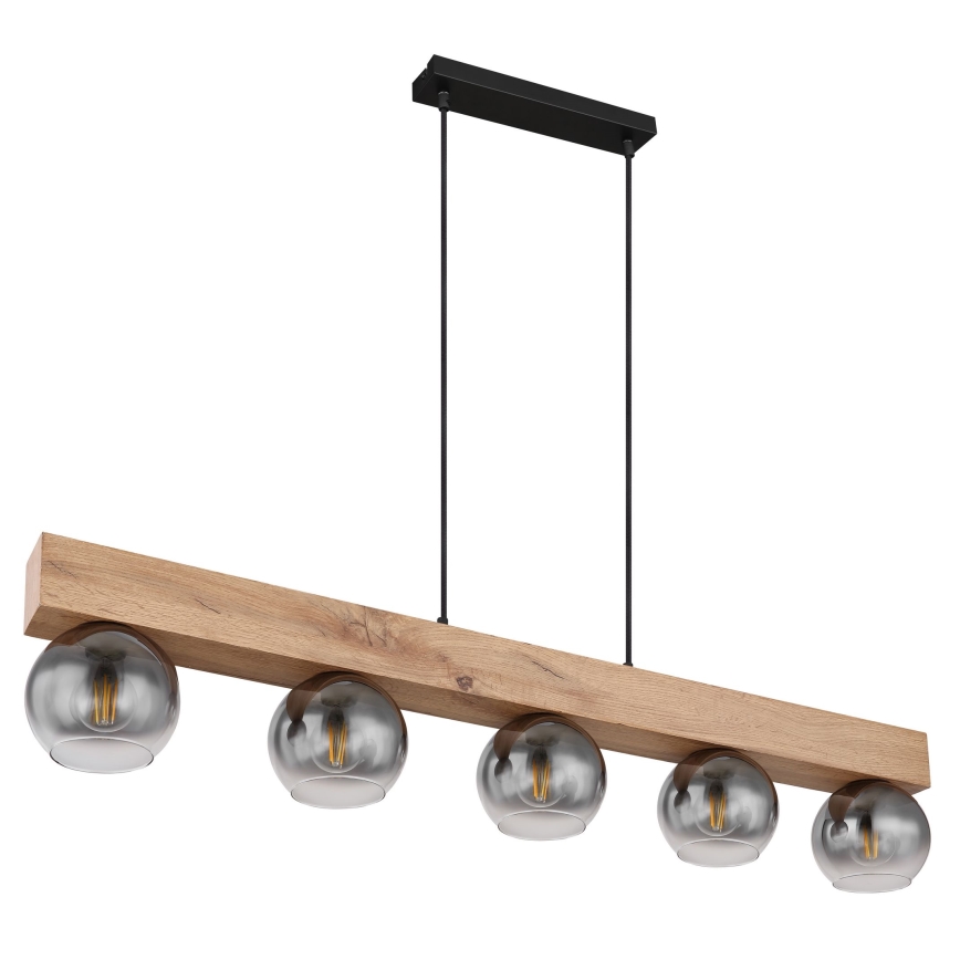 Globo - Luster na užetu 5xE27/40W/230V