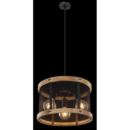 Globo - Luster na sajli 3xE27/40W/230V pr. 40 cm
