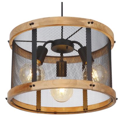 Globo - Luster na sajli 3xE27/40W/230V pr. 40 cm