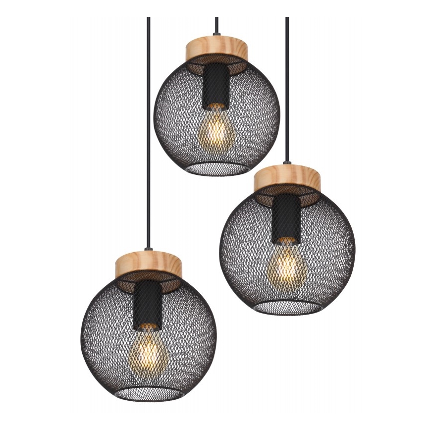 Globo - Luster na sajli 3xE27/60W/230V
