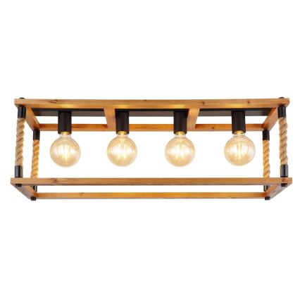 Globo 15691-4D - Stropna svjetiljka VERNON 4xE27/60W/230V
