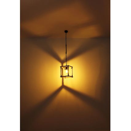 Globo 15691H - Luster na sajli VERNON 1xE27/60W/230V