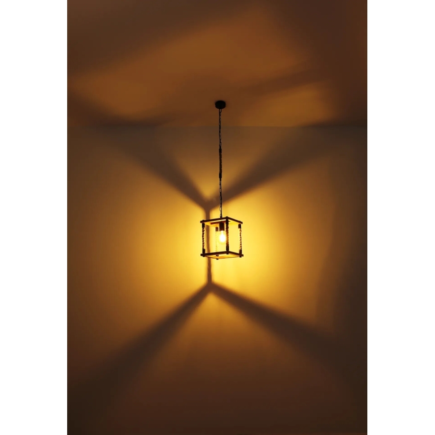 Globo 15691H - Luster na sajli VERNON 1xE27/60W/230V