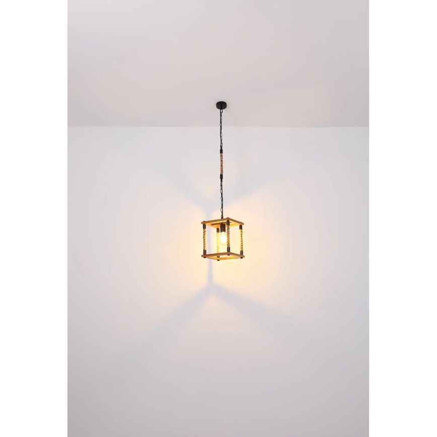 Globo 15691H - Luster na sajli VERNON 1xE27/60W/230V