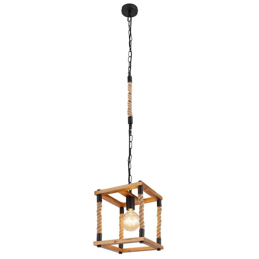 Globo 15691H - Luster na sajli VERNON 1xE27/60W/230V