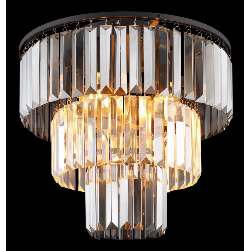 Globo - Nadgradni luster 3xE27/40W/230V pr. 40 cm crna