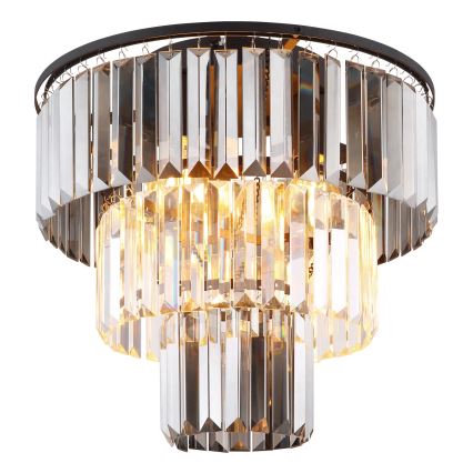 Globo - Nadgradni luster 3xE27/40W/230V pr. 40 cm crna