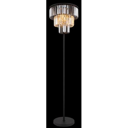 Globo - Podna lampa 3xE27/40W/230V pr. 40 cm crna