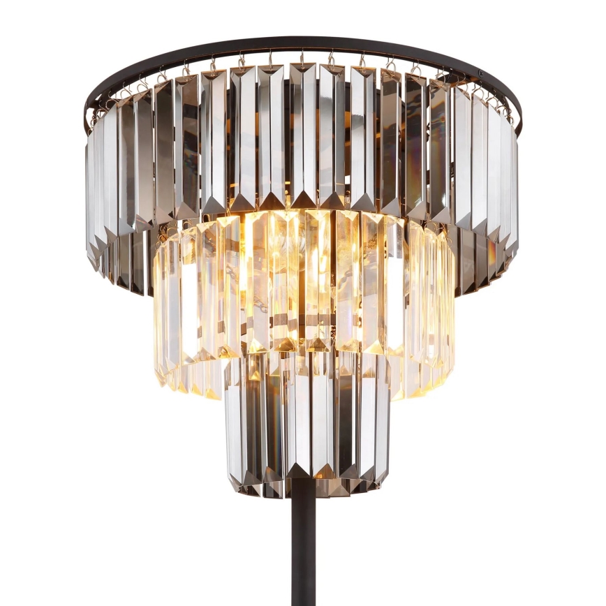 Globo - Podna lampa 3xE27/40W/230V pr. 40 cm crna