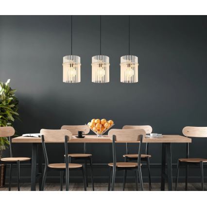 Globo - Luster na sajli 3xE27/60W/230V