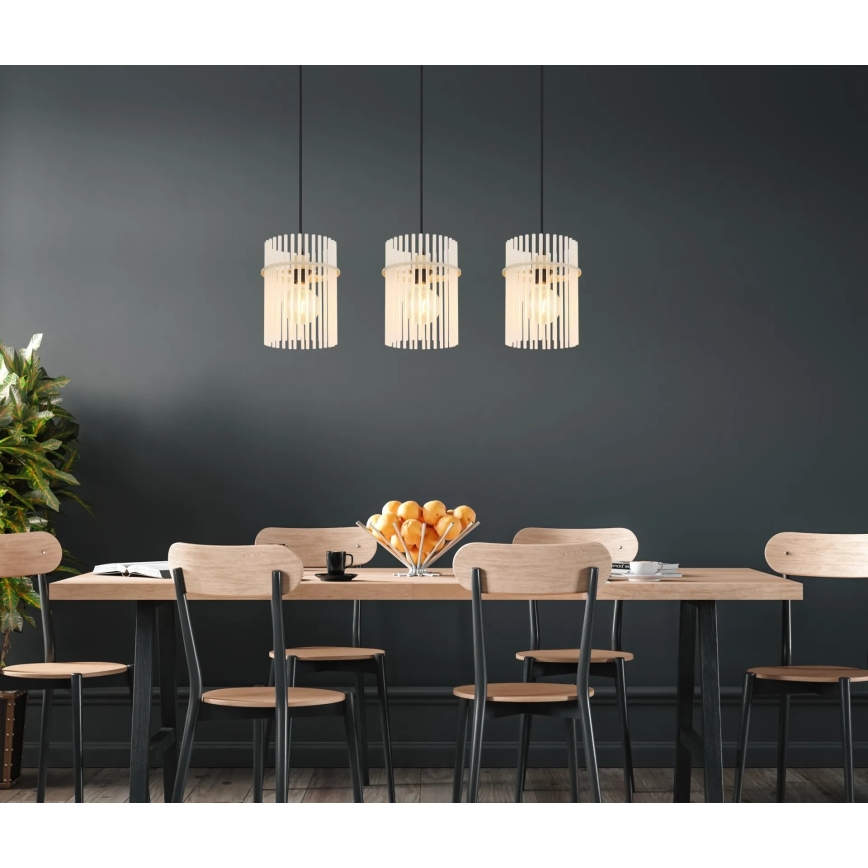 Globo - Luster na sajli 3xE27/60W/230V