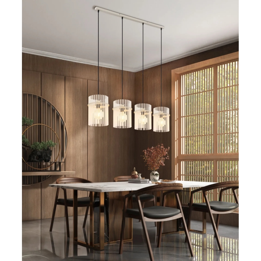 Globo - Viseći luster na sajli 4xE27/60W/230V