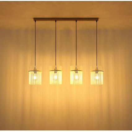 Globo - Viseći luster na sajli 4xE27/60W/230V