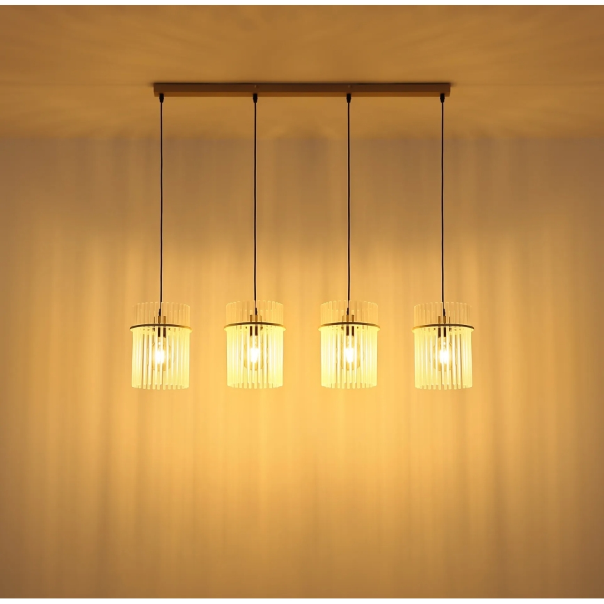 Globo - Viseći luster na sajli 4xE27/60W/230V