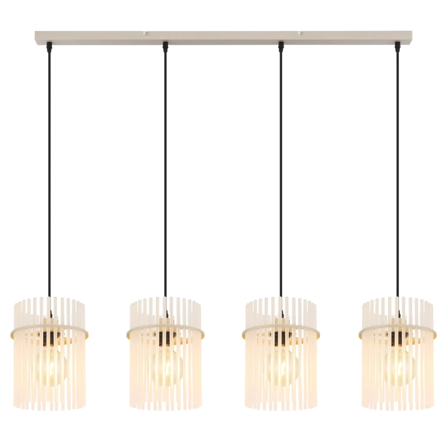 Globo - Viseći luster na sajli 4xE27/60W/230V