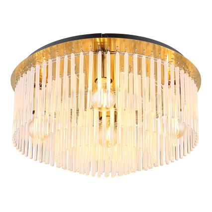 Globo - Stropna svjetiljka 5xE27/60W/230V pr. 50 cm zlatna