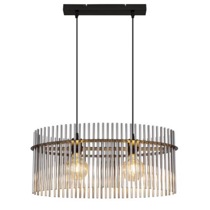 Globo - Luster na sajli 2xE27/60W/230V crna