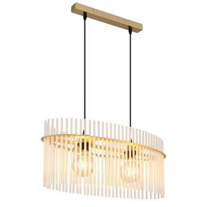 Globo - Luster na sajli 2xE27/60W/230V zlatna