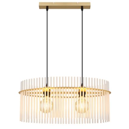 Globo - Luster na sajli 2xE27/60W/230V zlatna