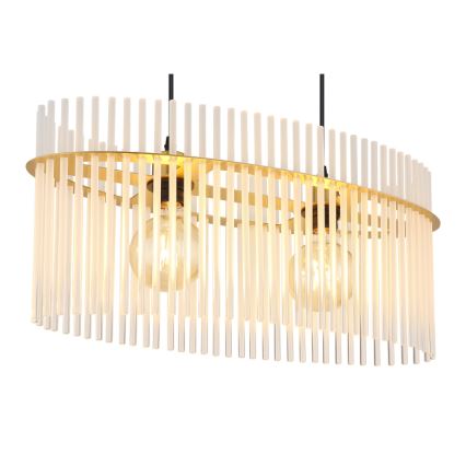 Globo - Luster na sajli 2xE27/60W/230V zlatna