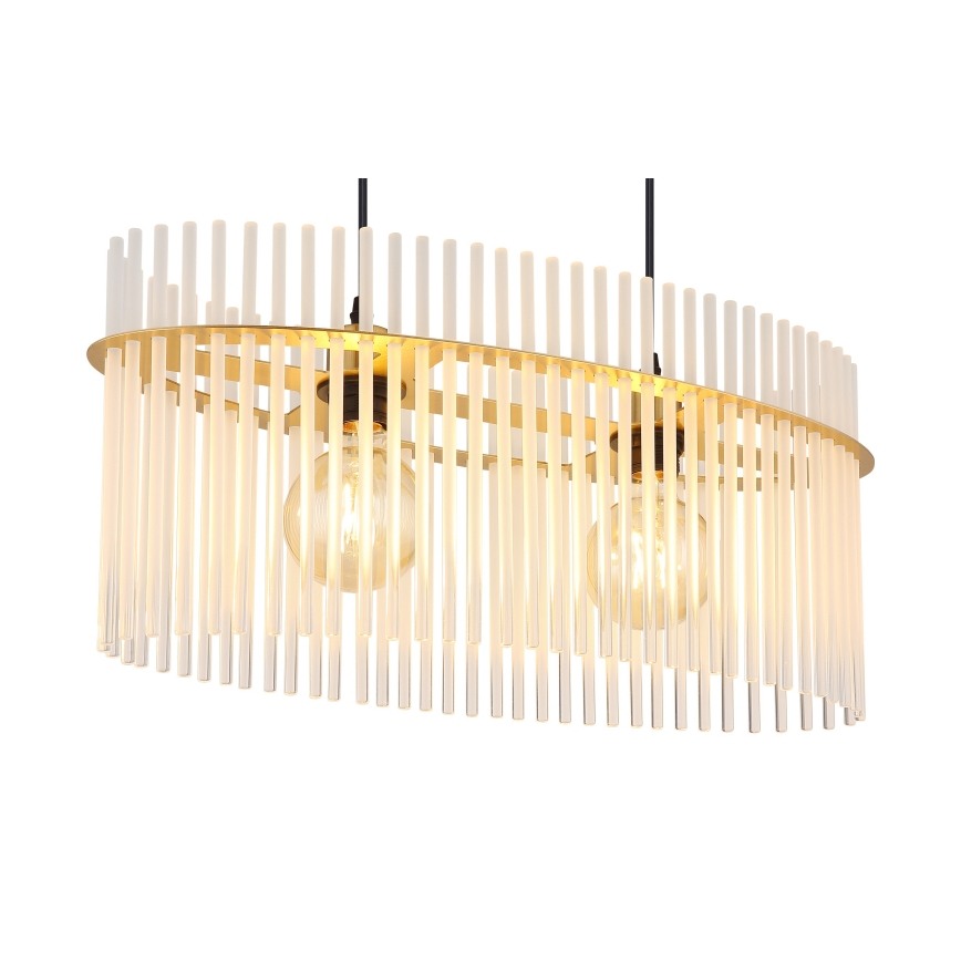 Globo - Luster na sajli 2xE27/60W/230V zlatna