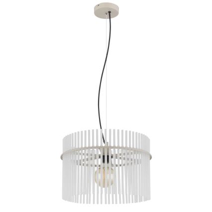 Globo - Viseći luster na kabelu 1xE27/60W/230V Ø 40 cm krem