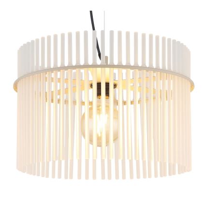 Globo - Viseći luster na kabelu 1xE27/60W/230V Ø 40 cm krem