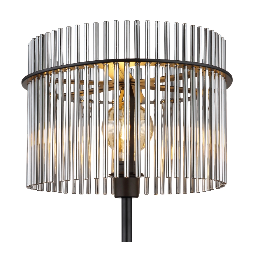 Globo - Podna lampa 1xE27/60W/230V crna