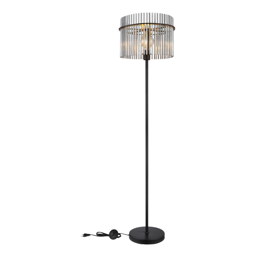 Globo - Podna lampa 1xE27/60W/230V crna
