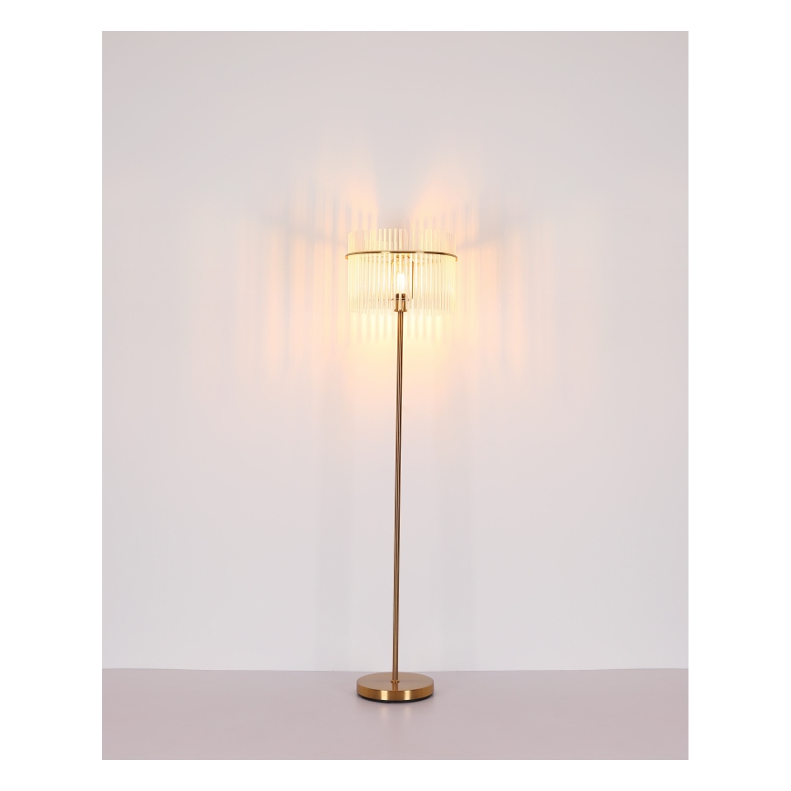 Globo - Podna lampa 1xE27/60W/230V zlatna